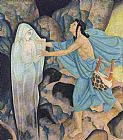 Edmund Dulac Orpheus and Eurydice painting